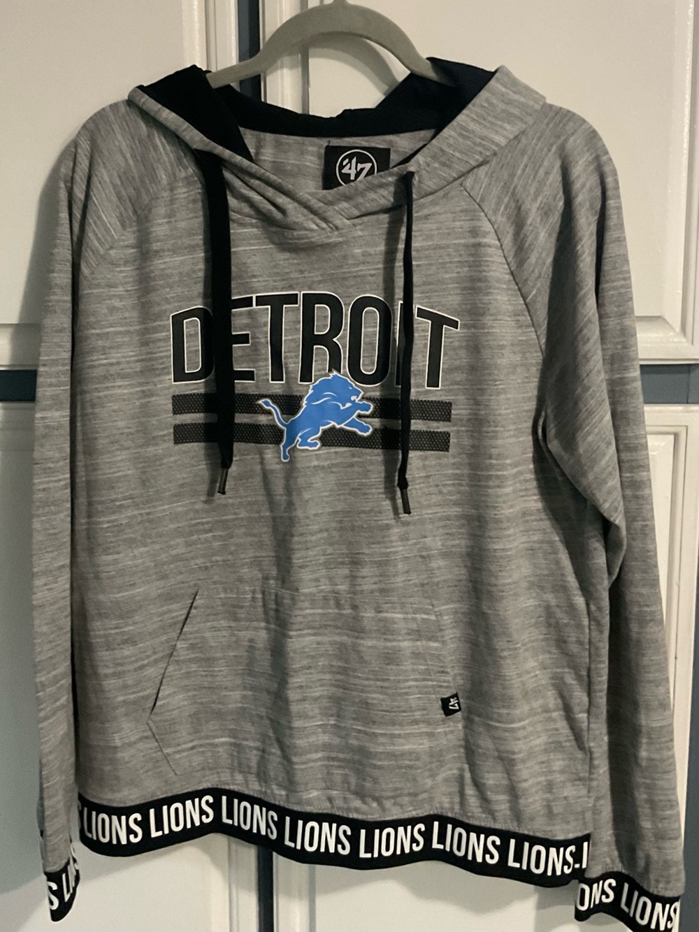 47 Brand Detroit Lions hoodie nwot